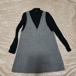 Zara Mockneck Sweater Dress